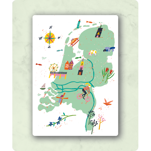 Postkaart Mooi Nederland!